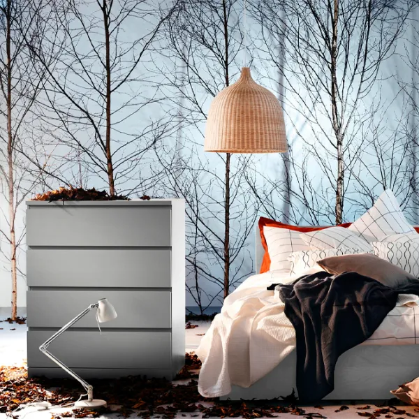 Comodă Ikea Malm 100 x 80 x 48 / MDF / Gray photo 5
