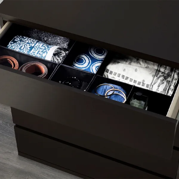 Комод Ikea Malm 100 x 80 x 48см / МДФ / Черно-коричневый photo 4