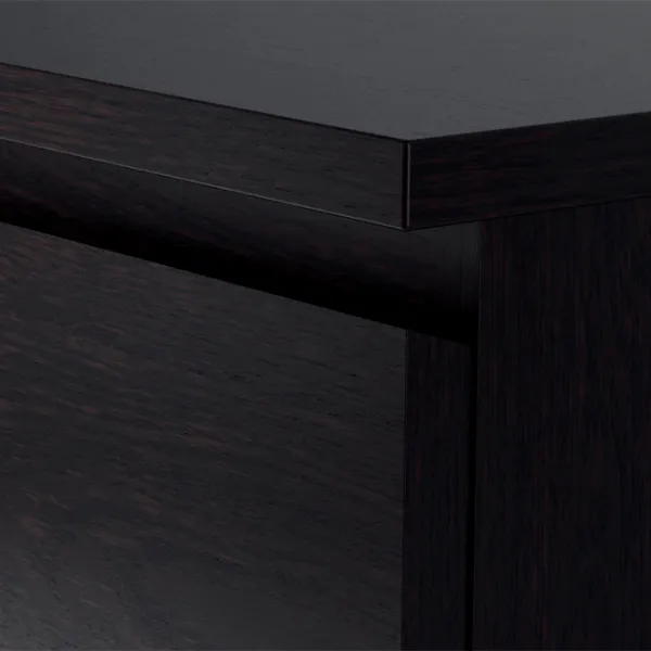 Комод Ikea Malm 100 x 80 x 48см / МДФ / Черно-коричневый photo 5