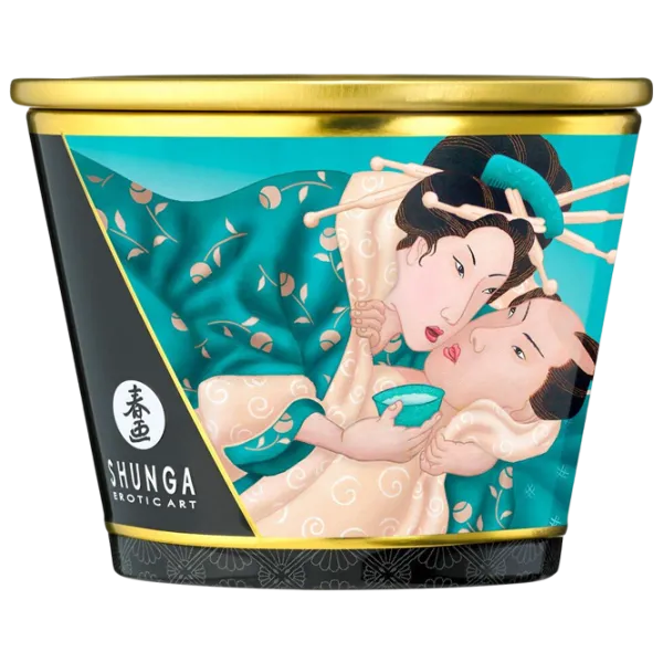 Массажная свеча Shunga Massage Candle 0.17л/ Цветов острова/ Белый photo 3 Массажная свеча Shunga Massage Candle 0.17л/ Цветов острова/ Белый photo 3