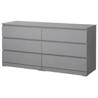 Comodă Ikea Malm 78 x 160 x 48 / MDF / Gray