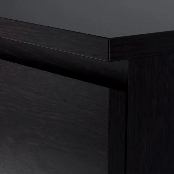 Comodă Ikea Malm 78 x 160 x 48 / MDF / Negru-maro photo 3 Comodă Ikea Malm 78 x 160 x 48 / MDF / Negru-maro photo 3