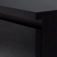 Comodă Ikea Malm 78 x 160 x 48 / MDF / Negru-maro photo 3
