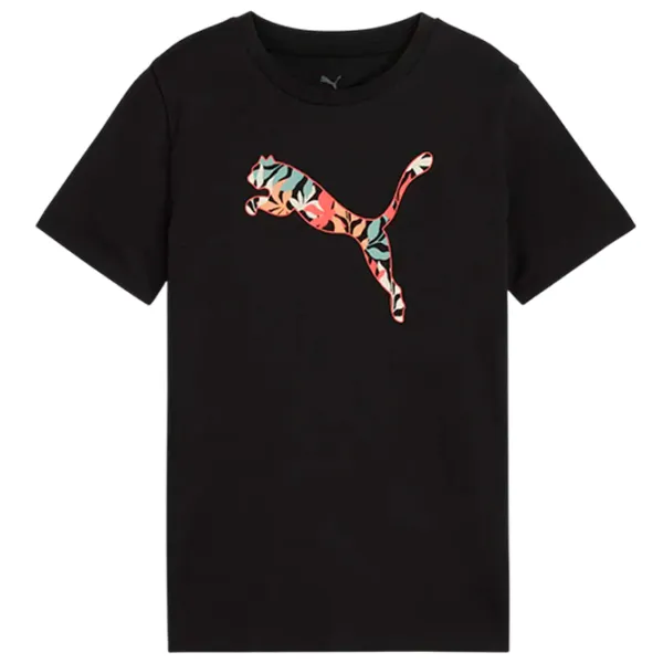 Tricou pentru fete Puma Essentials Graphic II  / Black photo 1 Tricou pentru fete Puma Essentials Graphic II  / Black photo 1