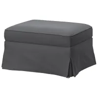 Пуф Ikea Ektorp Тёмно-серый / Ткань 