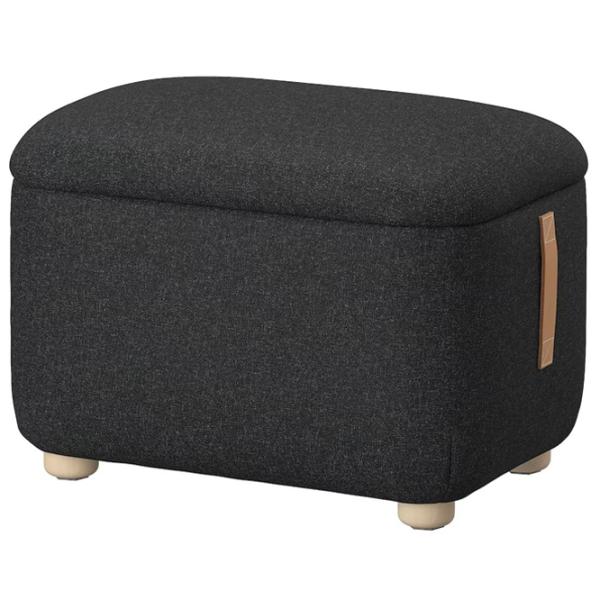 Пуф Ikea Oskarshamn Черный / Ткань  photo 1 Пуф Ikea Oskarshamn Черный / Ткань  photo 1