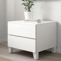 Тумбочки Ikea Platsa 2 53 x 60 x 57см / ЛДСП / White photo 2