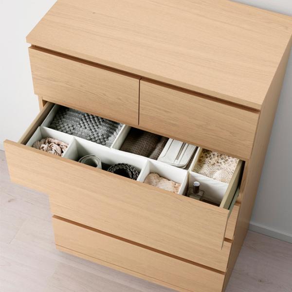 Комод Ikea Malm 123 x 80 x 48см / МДФ / Дуб белый photo 3