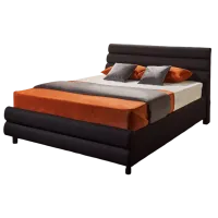 Кровать Ambianta KOSMO 160 x 200 см / ЛДСП / Черный