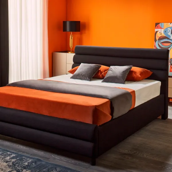 Кровать Ambianta KOSMO 180 x 200 см / ЛДСП / Черный photo 2 Кровать Ambianta KOSMO 180 x 200 см / ЛДСП / Черный photo 2