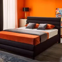 Кровать Ambianta KOSMO 180 x 200 см / ЛДСП / Черный photo 2