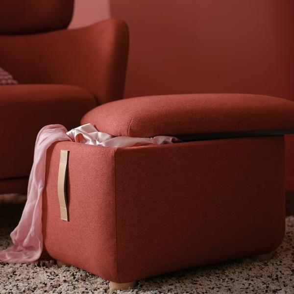 Fotoliu moale Ikea Oskarshamn Red / Stofă  photo 3 Fotoliu moale Ikea Oskarshamn Red / Stofă  photo 3
