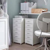 Комод Ikea Helmer 69 x 28 x 44см / МДФ / Белый photo 3