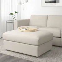 Fotoliu moale Ikea Vimle Beige / Piele photo 2