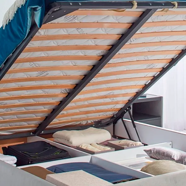 Кровать Ambianta KOSMO 140 x 200 см / ЛДСП / Бежевый photo 4