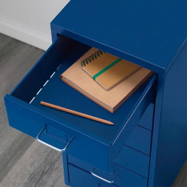 Comodă Ikea Helmer 69 x 28 x 44 / MDF / Blue photo 6