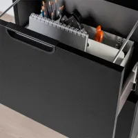 Комод Ikea Galant 120 x 51 x 45см / ДСП / Черный photo 2