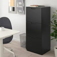 Комод Ikea Galant 120 x 51 x 45см / ДСП / Черный photo 3