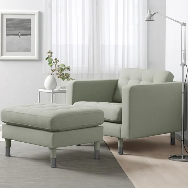 Fotoliu moale Ikea Landskrona  Light Green / Stofă  photo 2 Fotoliu moale Ikea Landskrona  Light Green / Stofă  photo 2