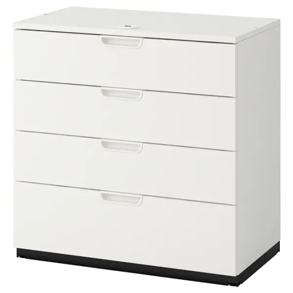 Comodă Ikea Galant 80 x 80 x 45 / PAL / Alb photo 1