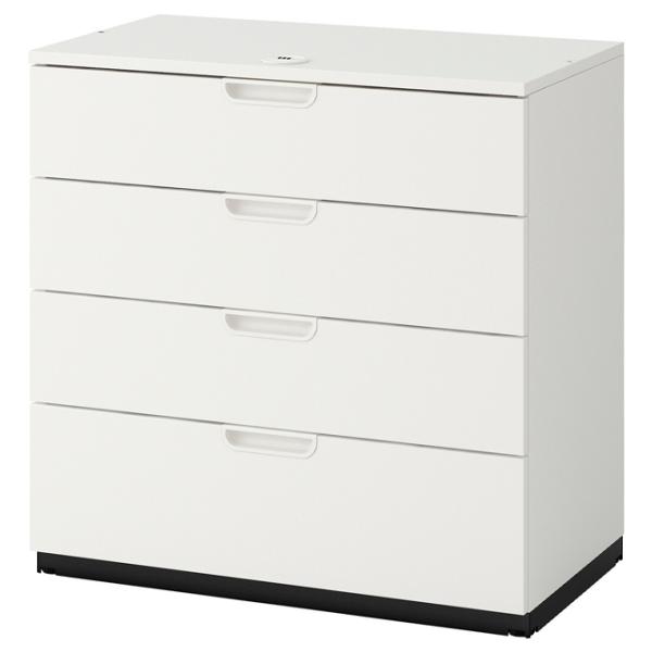 Comodă Ikea Galant 80 x 80 x 45 / PAL / Alb photo 1