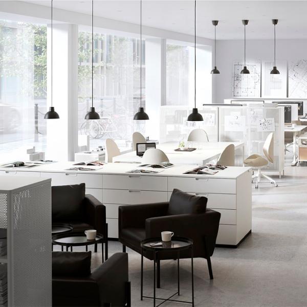 Comodă Ikea Galant 80 x 80 x 45 / PAL / Alb photo 2