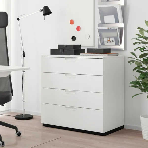 Comodă Ikea Galant 80 x 80 x 45 / PAL / Alb photo 3