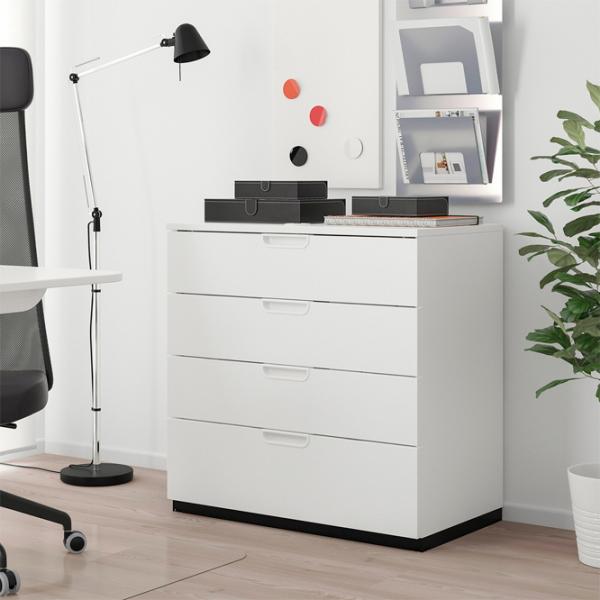 Comodă Ikea Galant 80 x 80 x 45 / PAL / Alb photo 3