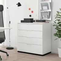 Комод Ikea Galant 80 x 80 x 45см / ДСП / Белый photo 3