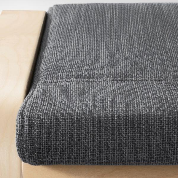 Fotoliu moale Ikea Poang Anthracite / Stofă  photo 3