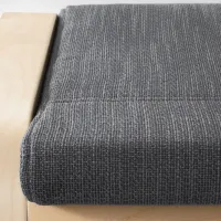 Fotoliu moale Ikea Poang Anthracite / Stofă photo 3
