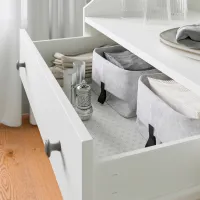 Комод Ikea Hauga 116 x 70 x 46см / МДФ / Белый photo 2