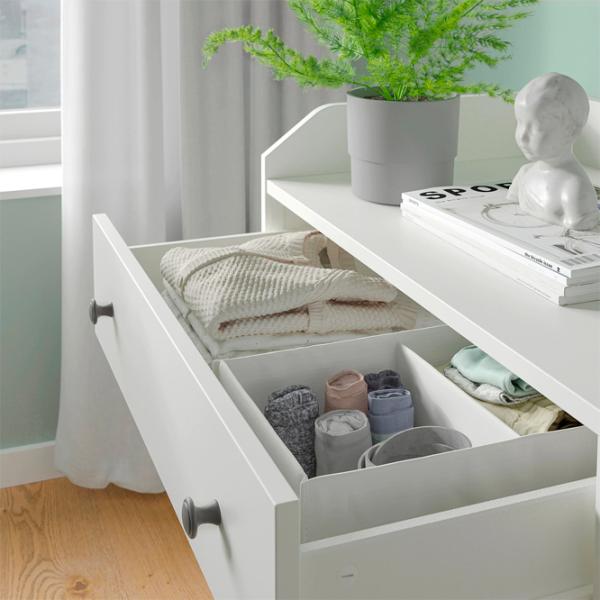 Комод Ikea Hauga 116 x 70 x 46см / МДФ / Белый photo 4 Комод Ikea Hauga 116 x 70 x 46см / МДФ / Белый photo 4