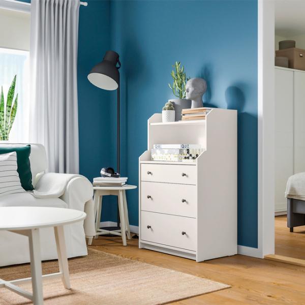 Комод Ikea Hauga 116 x 70 x 46см / МДФ / Белый photo 6 Комод Ikea Hauga 116 x 70 x 46см / МДФ / Белый photo 6