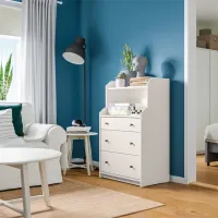 Комод Ikea Hauga 116 x 70 x 46см / МДФ / Белый photo 6