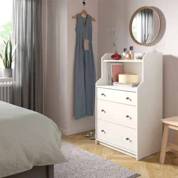 Комод Ikea Hauga 116 x 70 x 46см / МДФ / Белый photo 8 Комод Ikea Hauga 116 x 70 x 46см / МДФ / Белый photo 8