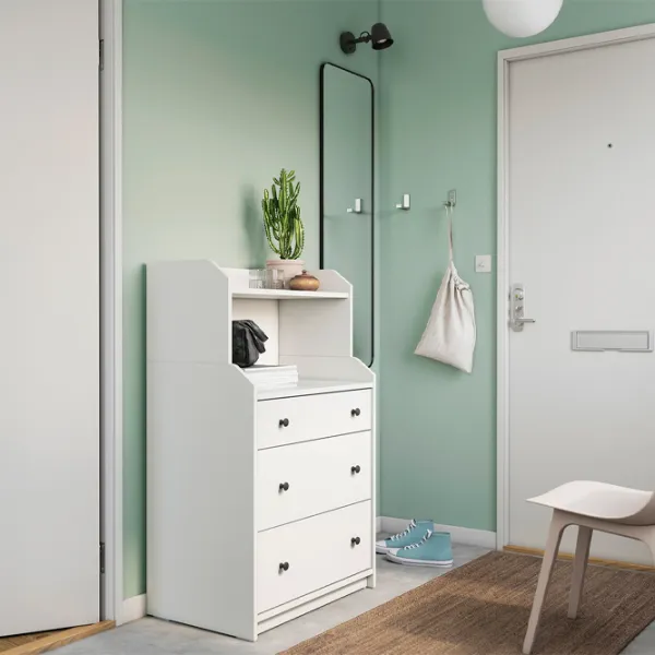 Комод Ikea Hauga 116 x 70 x 46см / МДФ / Белый photo 9 Комод Ikea Hauga 116 x 70 x 46см / МДФ / Белый photo 9