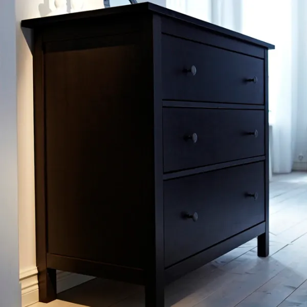 Комод Ikea Hemnes 96 x 108 x 50см / МДФ / Черно-коричневый photo 3