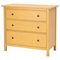 Комод Ikea Hemnes 96 x 108 x 50см / МДФ / Желтый