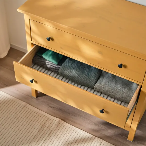 Comodă Ikea Hemnes 96 x 108 x 50 / MDF / Yellow photo 4