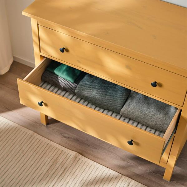 Comodă Ikea Hemnes 96 x 108 x 50 / MDF / Yellow photo 4