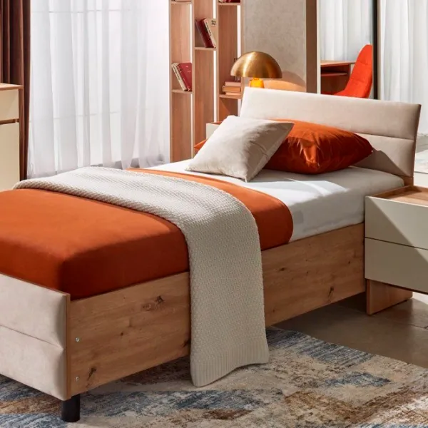 Кровать Ambianta Kosmo-Star 90 x 200 см / ЛДСП / Бежевый photo 1 Кровать Ambianta Kosmo-Star 90 x 200 см / ЛДСП / Бежевый photo 1