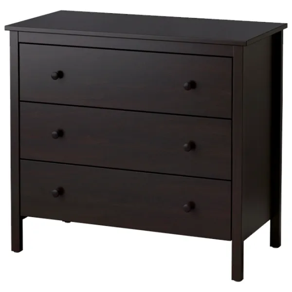 Comodă Ikea Koppang 83 x 90 x 46 / MDF / Negru-maro photo 1