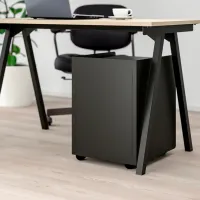 Comodă Ikea Trotten 56 x 40 x 47 / Oțel / Antracit photo 3