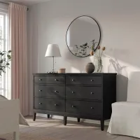 Comodă Ikea Idanas 95 x 162 x 50 / MDF / Dark Brown photo 6