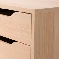 Комод Ikea Alex 76 x 36 x 58см / МДФ / Дуб белый photo 5