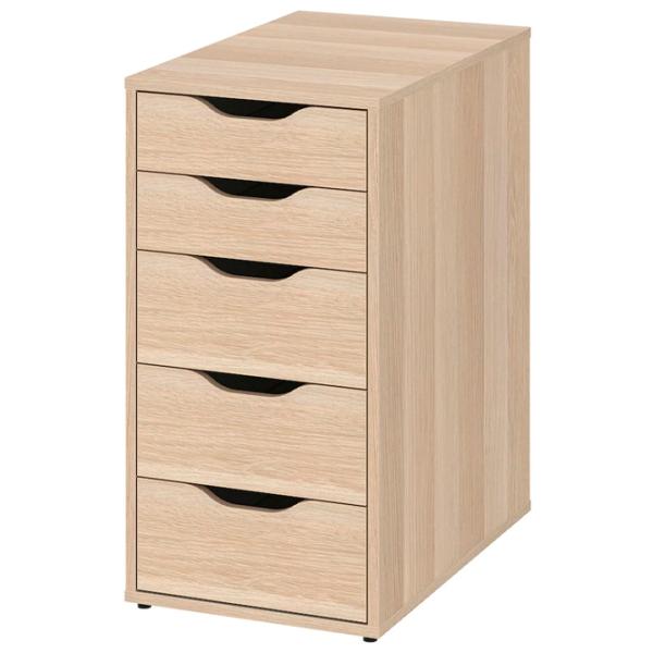 Comodă Ikea Alex 70 x 36 x 58 / MDF / Stejar photo 1