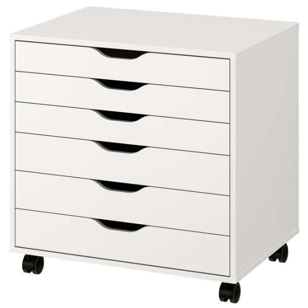 Комод Ikea Alex 66 x 67 x 48см / МДФ / Белый photo 1