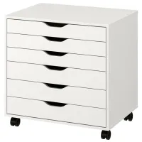 Комод Ikea Alex 66 x 67 x 48см / МДФ / Белый