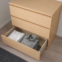 Comodă Ikea Malm 78 x 80 x 48 / MDF / Oak Veneer photo 4